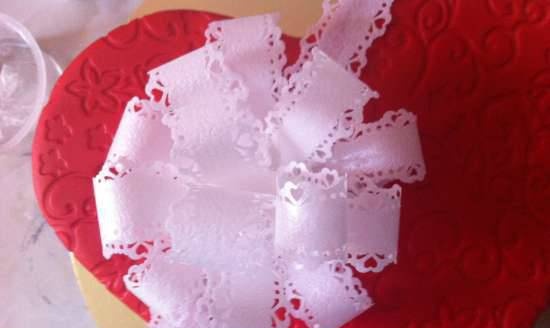 Wafer paper bow (master class)