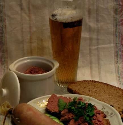 Thuringer Leberwurst Thuringian Liver Sausage (Steba DD2)