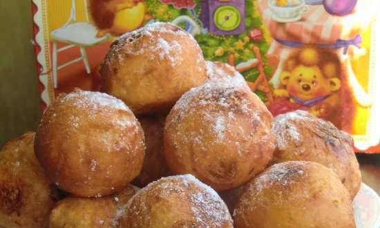 Curd balls-donuts (Topfen ballchen)