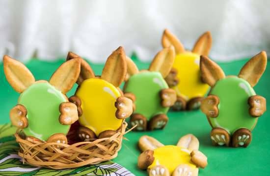 Mga Easter Cookies Bunnies (Oster-Cookies Hasen)