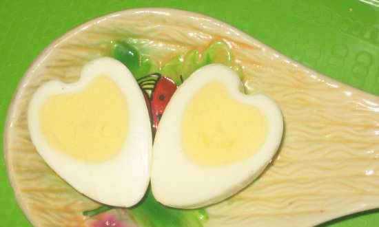 Egg "Valentine" (boiled)