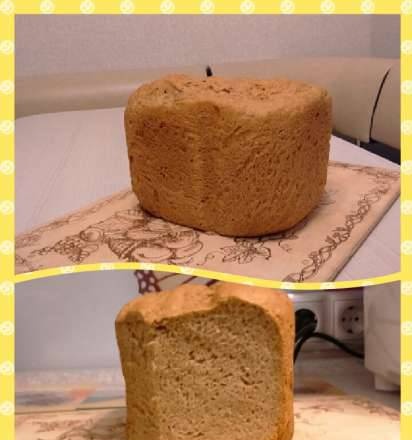 Homemade wheat-rye bread