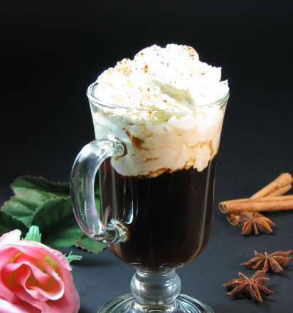Pharisaer coffee with rum and whipped cream