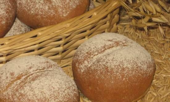 "לחם לשמחה" עם קמח שיבולת שועל, סובין ודבש / ליים "דבש" (מבוסס על הסרט "לחם האושר")