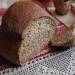 Pan de masa fermentada de trigo integral saludable