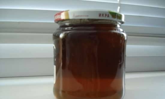 Orange syrup "Instead of honey"