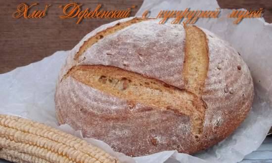 Bread "Village" with corn flour