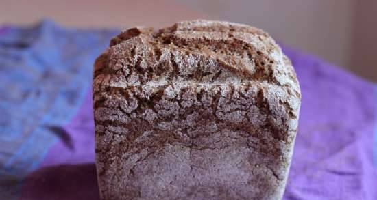 Rye-wheat sourdough bread