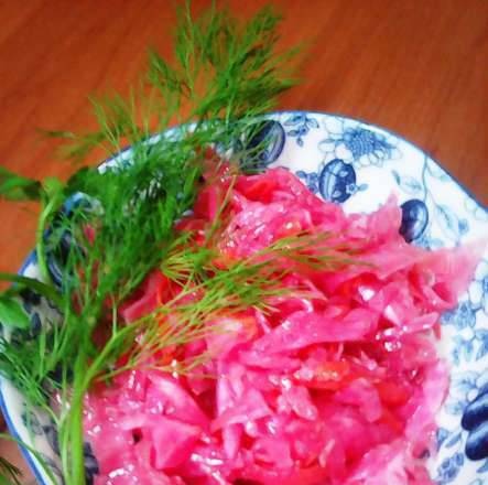 "That same red cabbage" from Larisa Rubalskaya