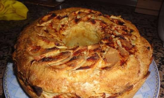 Tarta de manzana y canela (Bolo de maca com canela)