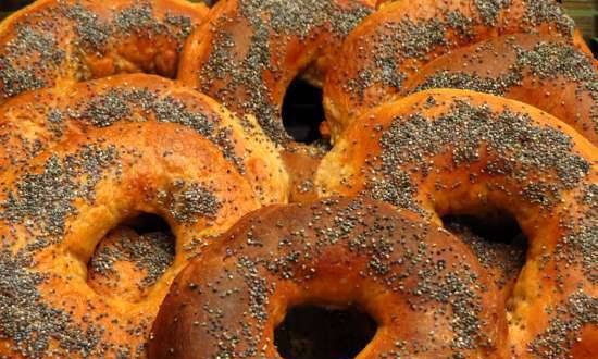 Whole Wheat Bagels with Liquid Yeast