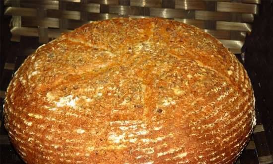 Almost Tuscan bread with liquid yeast