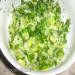 Green salad with wild garlic