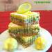 Cakes with mint and citrus