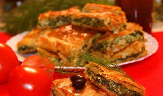 Summer Puff Spinach Pie (σπανακόπιτα)