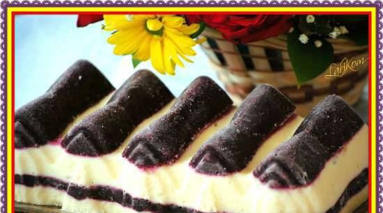 Blueberry semifredo