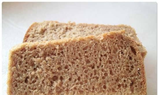 Rye-wheat bread with liquid yeast