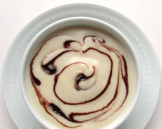 Parsnip and pear cream soup