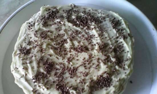 كعكة جبنة الكريمة في مقلاة (2 قطعة)
