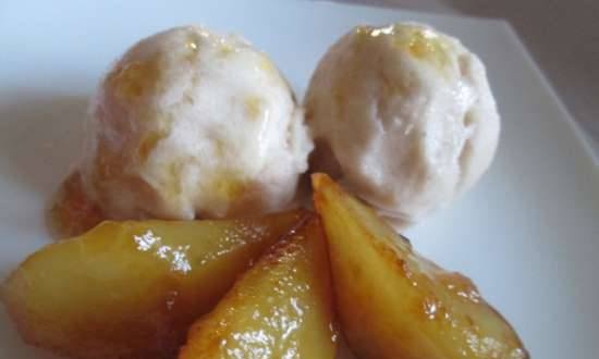 Vanilla pear sorbet