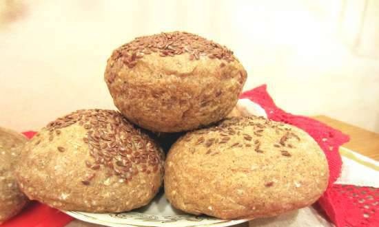 Bread rolls with spices for different tastes (2 cooking options) oven