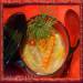 Sopa de verduras con caldo de setas con albóndigas de trigo sarraceno choux (multicocina KitchenAid)