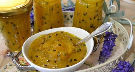 Jam "mango-orange-passionfruit" (A la "Satin confiture")