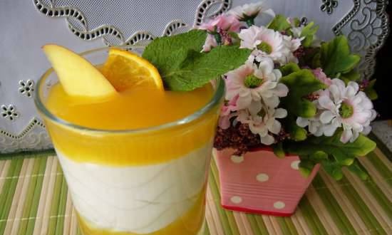 Orange-mango cream