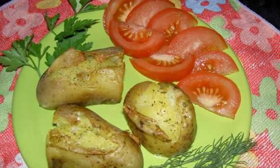 Portuguese baked potatoes
