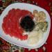Crocchette di formaggio con pompelmo e marmellata di olive
