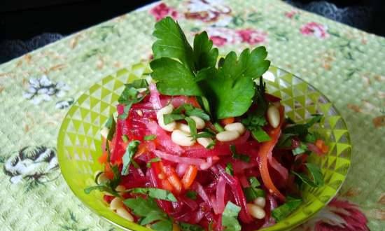 Beetroot, Carrot and Celery Root Salad