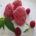 Ginger-raspberry sorbet and ice cream