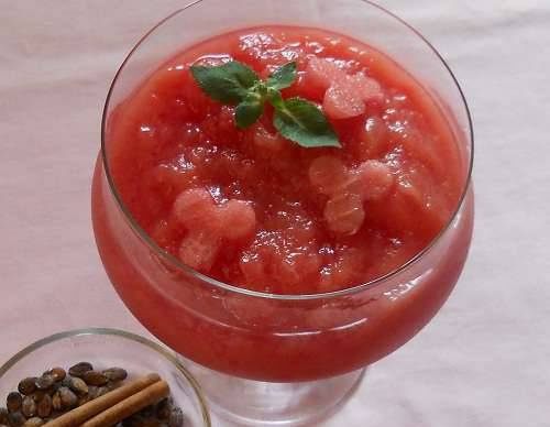 Gelo from watermelon