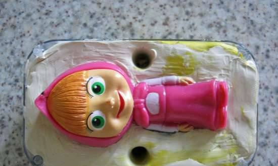 Molds of Masha and the Bear made of food-grade silicone at home
