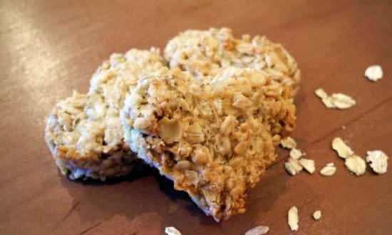 Oatmeal cookies (no flour)