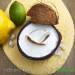 Kókuszos fagylalt mésszel és kókuszreszelékkel (Gelato al cocco)