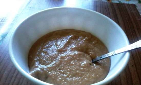 Semolina porridge with chocolate