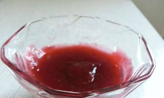Red gooseberry jam