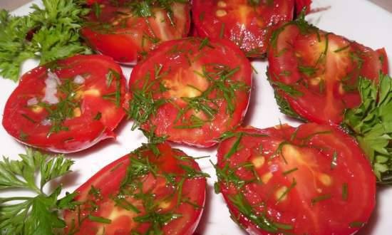Súper tomates en una semana