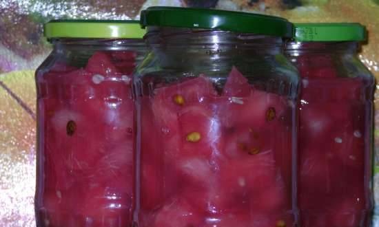 Watermelons in their own juice