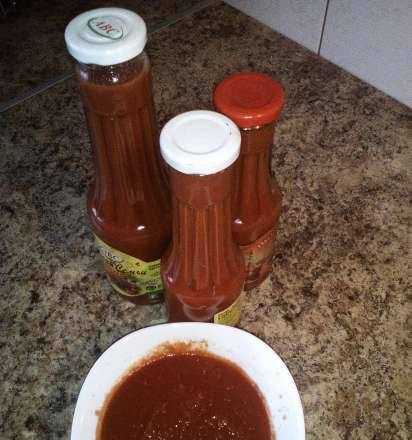 Flavored ketchup