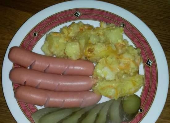 Potatoes with cream in a Panasonic multicooker