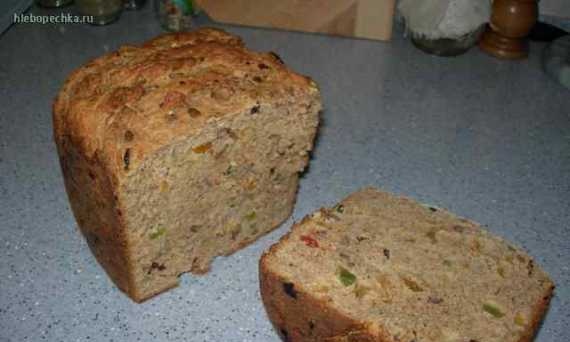 Country bread with whey muesli (bread maker)
