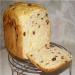 Homemade bread with raisins (bread maker)
