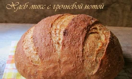Bread mix with buckwheat note