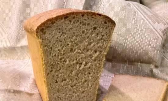 Pan de trigo de masa madre malteada (horno)