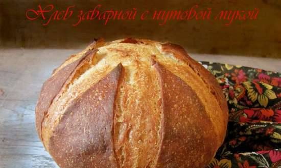 Custard bread with chickpea flour