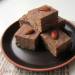 Spicy chickpea fudge with cocoa and ginger