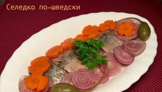 Pickled herring in Swedish - "Glazier's Herring"