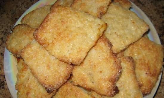 Sugar-based cottage cheese cookies